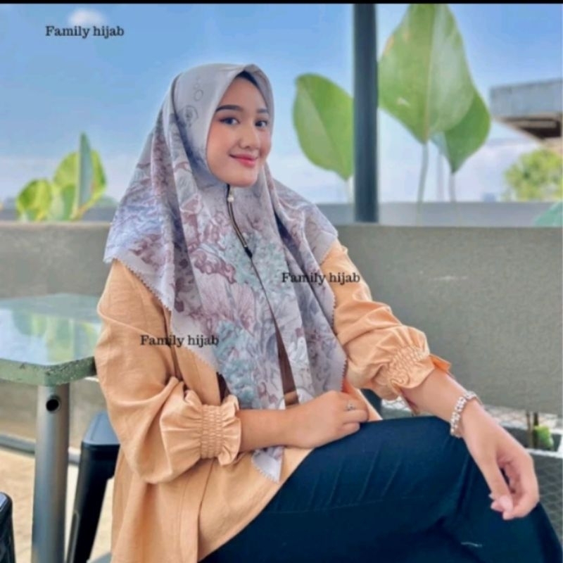 HIJAB INSTAN/HIJAB RESLETING ZIPPER/HIJAB MOTIF/HIJAB CANTIK/HIJAB KEKINIAN