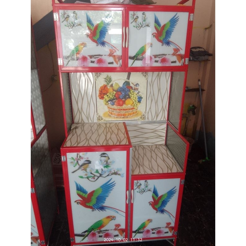 Rak Piring Aluminium 2 pintu karakter