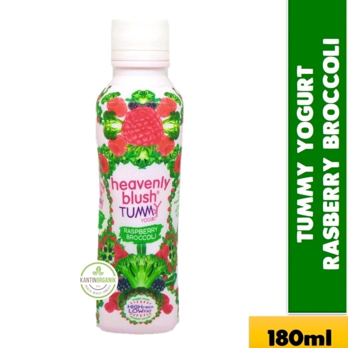 

heavenly blush tummy yogurt raspberry brocc 180ml