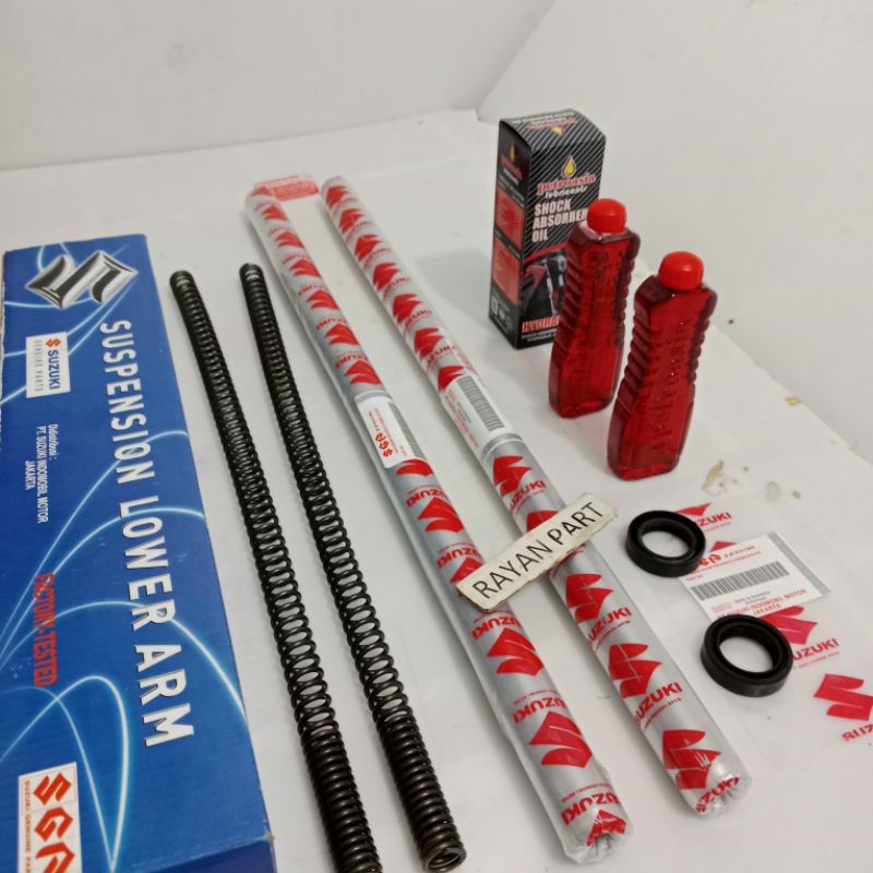 shock depan komplit satria fu satria fu satria fu satria fu 150 sok+sil+per+oli Suzuki