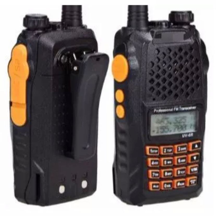 [COD] FRREE Earphone HT UV6R ht handy talky dualband uv-6r Radio Komunikasi uv 6R HT UV [COD]
