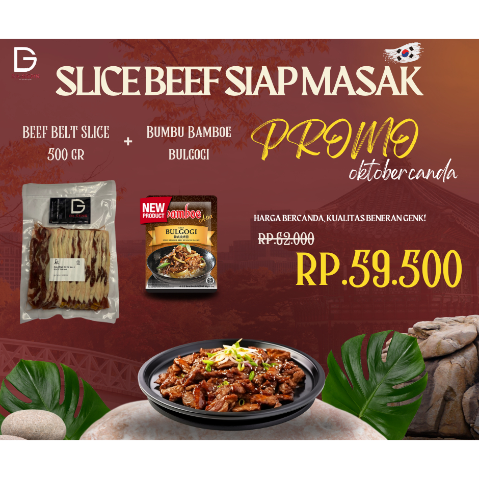 

PAKET SIAP MASAK PLUS BUMBU SLICE BEEF 500GR & TENDERLOIN 200GR