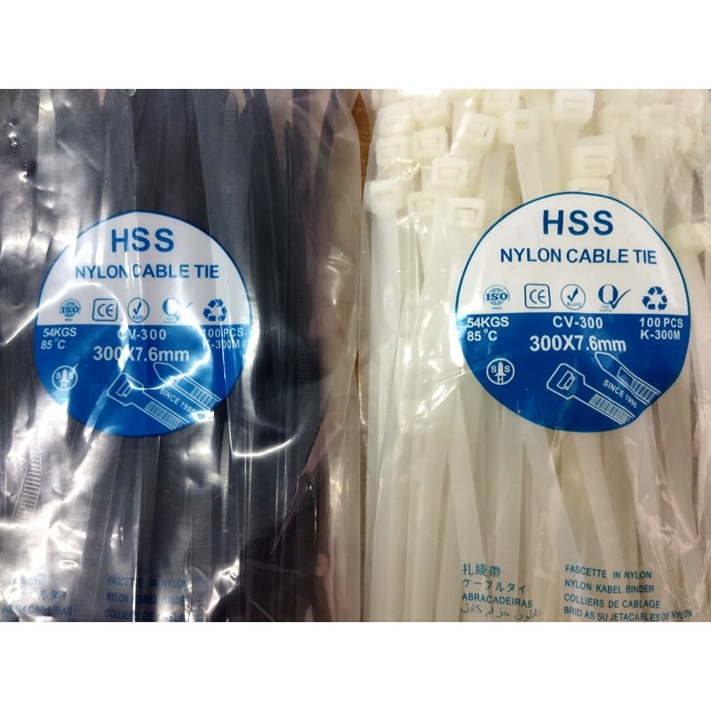 HSS Kabel Ties / Cable Ties/ Kabel Tis 30CM CV300 300 x 7,6