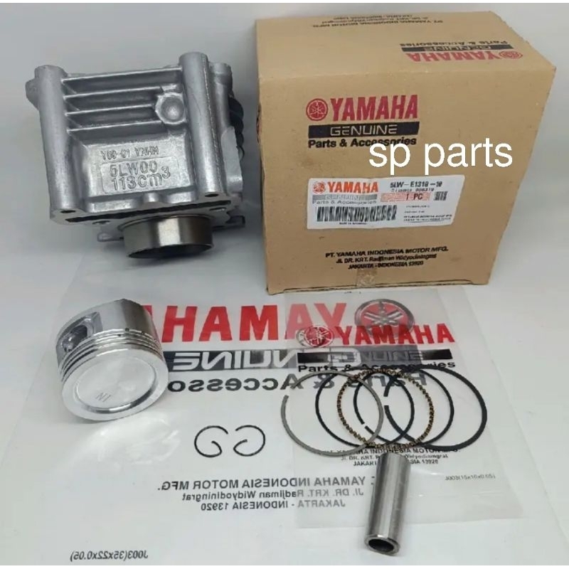 BLOK SEHER ASSY 5LW/5TL CYLINDER HEAD YAMAHA MIO SMILE MIO SPORTY NOUVO KARBU LAMA ORI