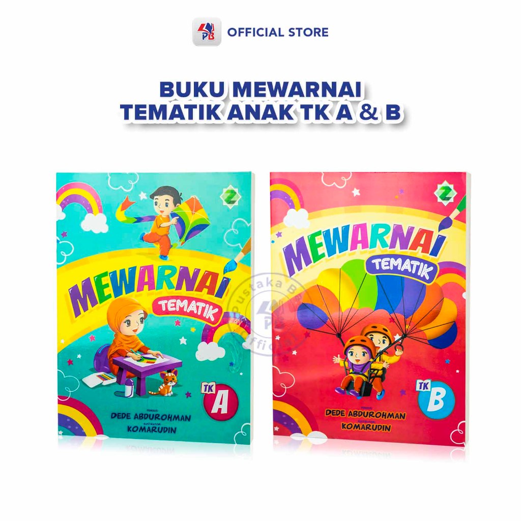 Buku Anak Mewarnai Tematik TK A Dan B – Bonus Stiker / ZIKRUL HAKIM / PT BESTARI BUANA MURNI - ZH