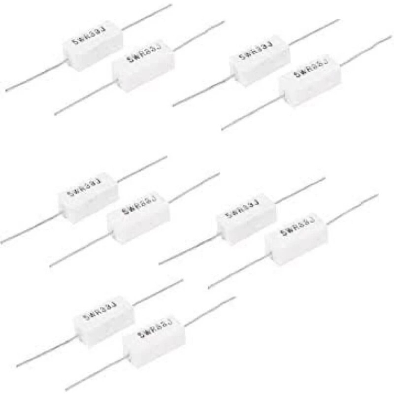 Resistor 5 watt ukuran 0,33 ohm (10 pcs)
