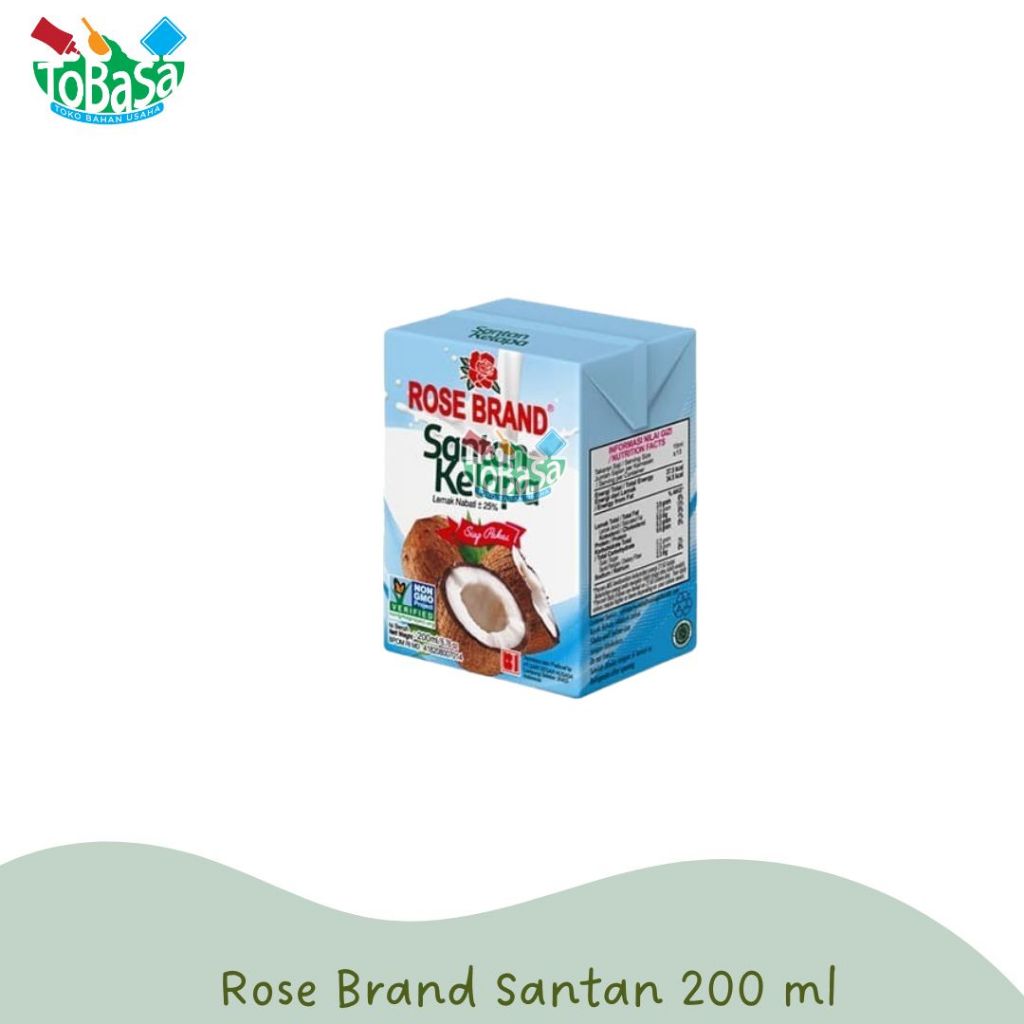 

Rose Brand Santan Ukuran 200 ml dan 1 L