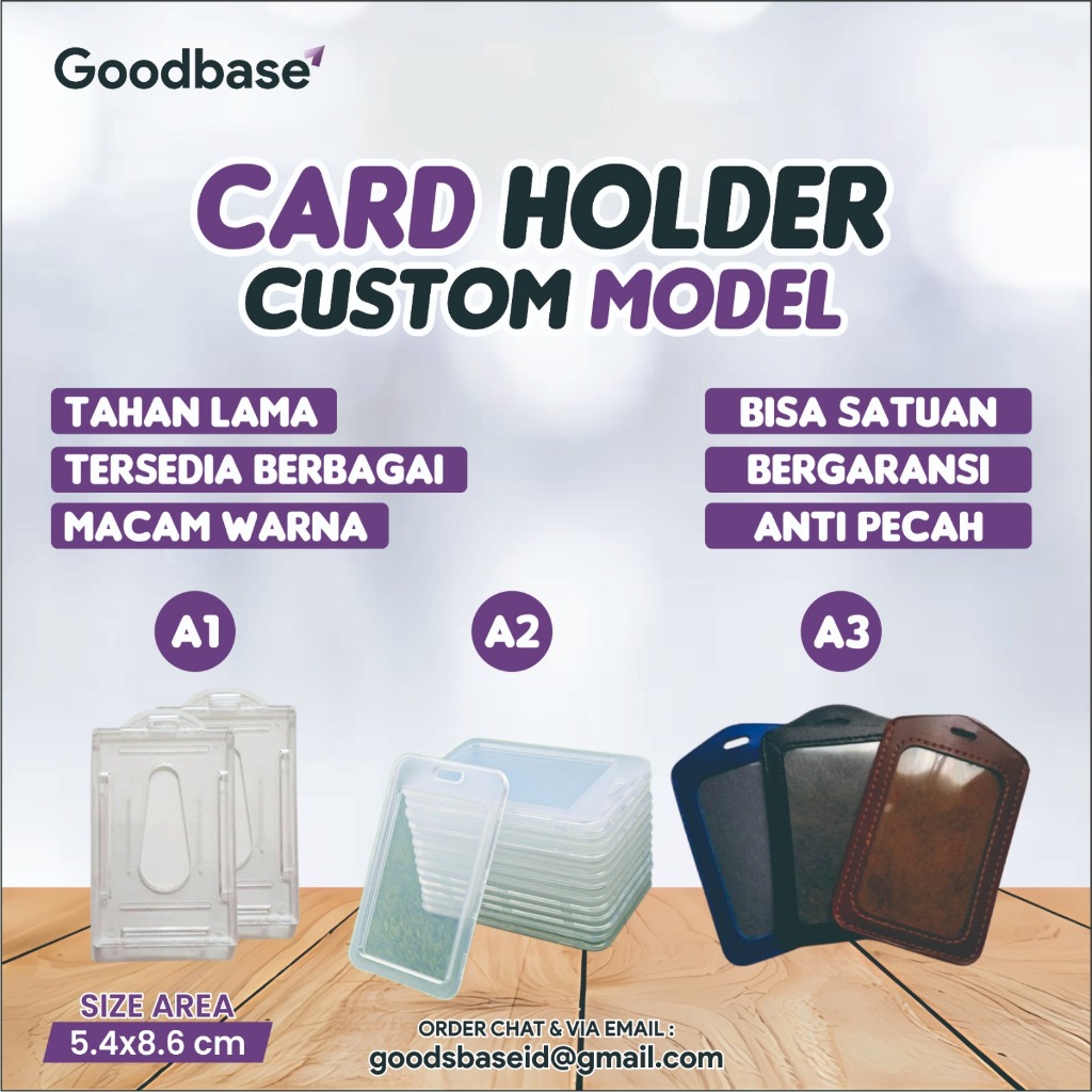 

CARD HOLDER II FRAME ID CARD II KEPLEK II ID CARD II FRAME MURAH II CARD HOLDER MURAH II TANPA MINIMAL ORDER