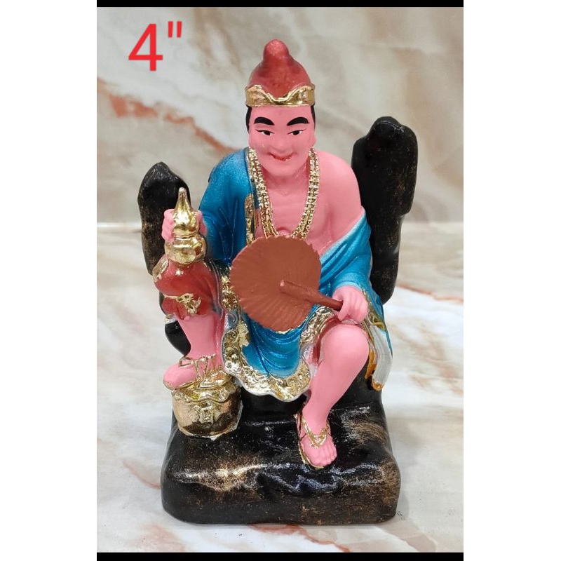 patung dewa cikung/ ci kung / chikung - fiber - 4inch