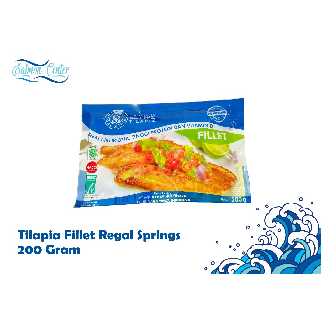 

Tilapia Fillet Regal Springs 200gram