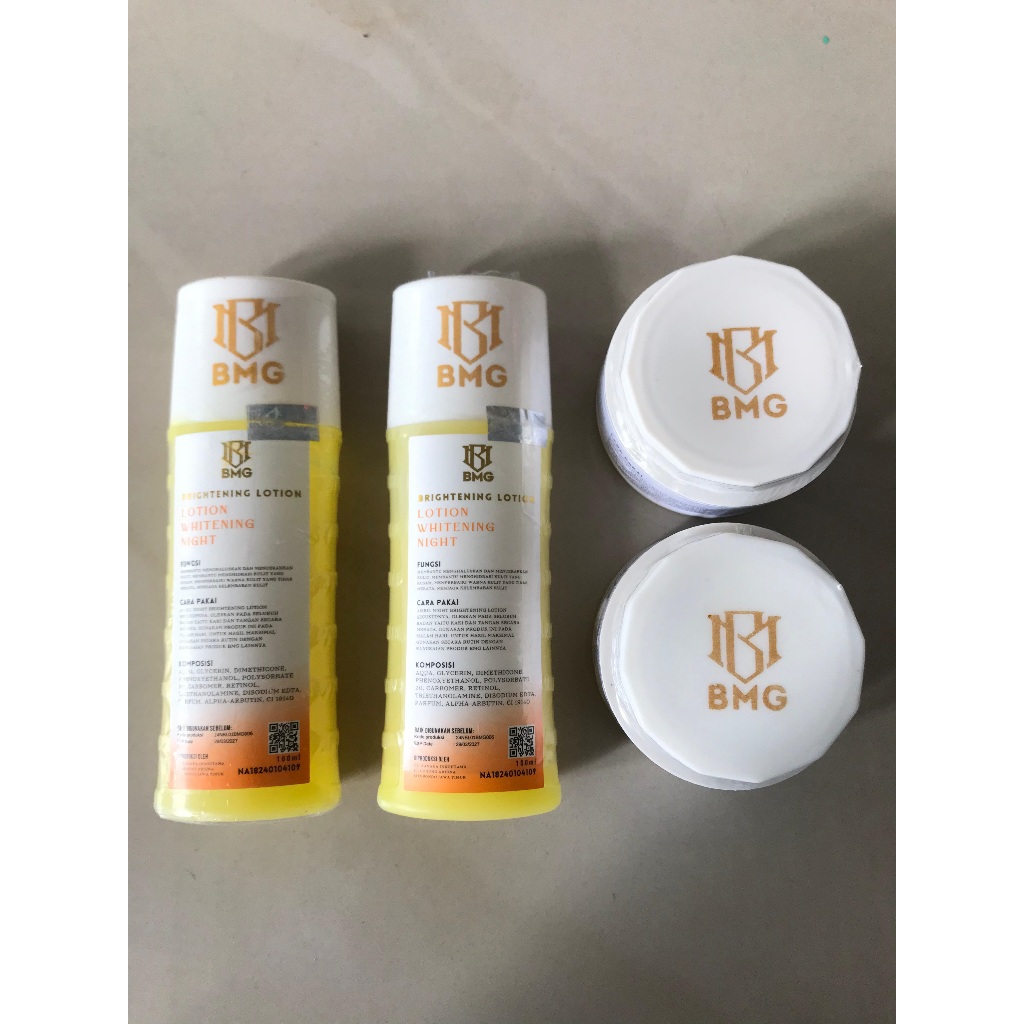 bmg isi 4-paket pemutih badan original-2biput 2 night lotion-dosting anggur bpom-skincaremoe