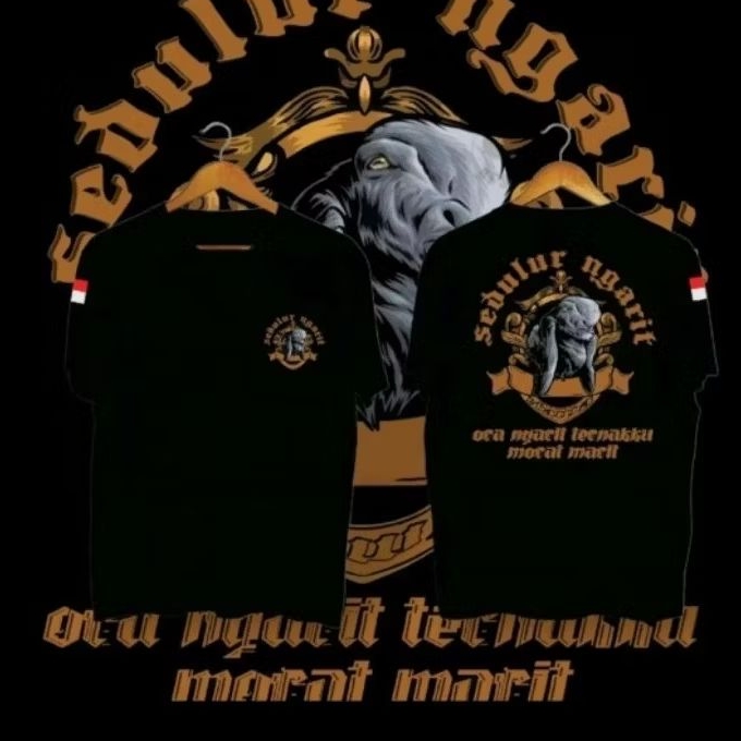 KAOS SEDULUR NGARIT ORA NGARIT TERNAKU MORAT MARIT DTF COKLAT