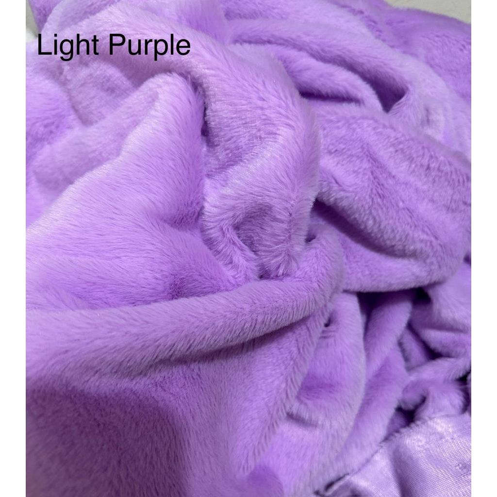 Tahan Lama Kain Bulu Rabbit Fur/Kain Bulu Kelinci Halus/Kain Bulu Korea Kain Multifungis Ukuran 25