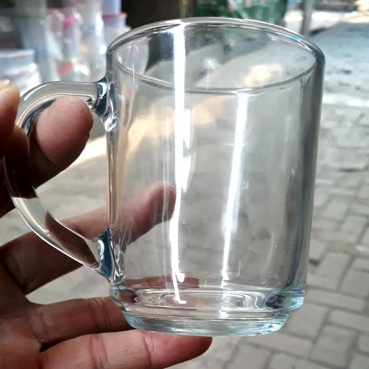 Paket 6 Gelas Kaca UCM 72 Umbra – Gelas Kopi Jadul Gelas Beling