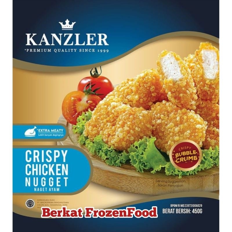 

Kanzler Chicken Nugget Crispy 450 Gr