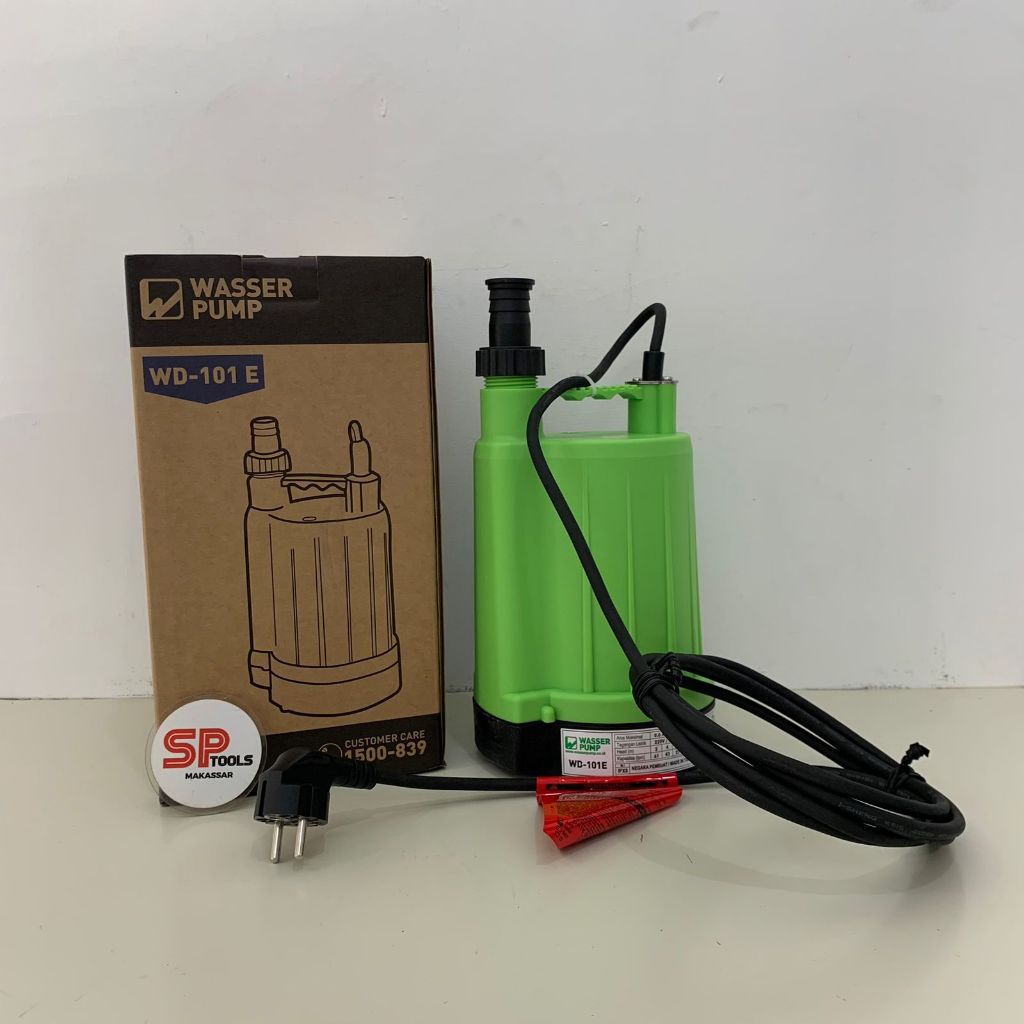 POMPA CELUP AIR BERSIH 100WATT / POMPA AIR KOLAM BANJIR GENANGAN IKAN TAMAN WASSER WD-101E / WD101E 
