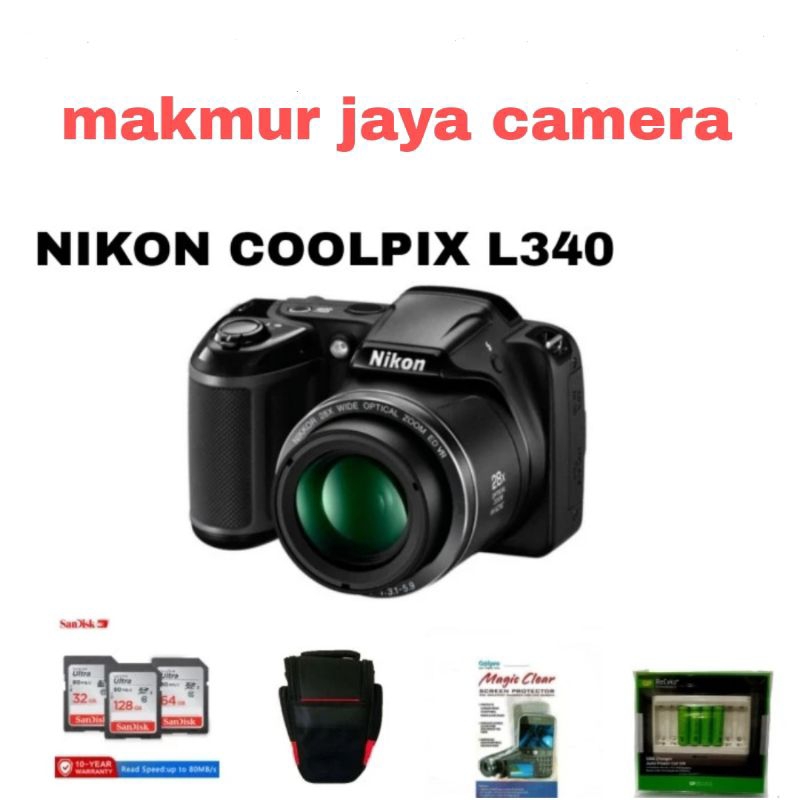 NIKON COOLPIX L340 KAMERA NIKON COOLPIX