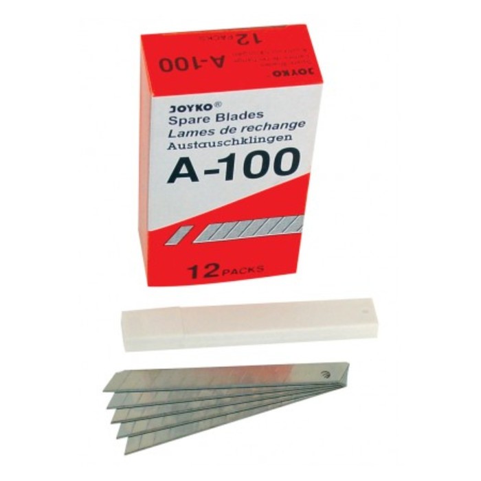 

Joyko Refill Isi Cutter Blade A-100 Original (1 Tube) / Refill Isi Pisau Pemotong Joyko A-100 Per Tube