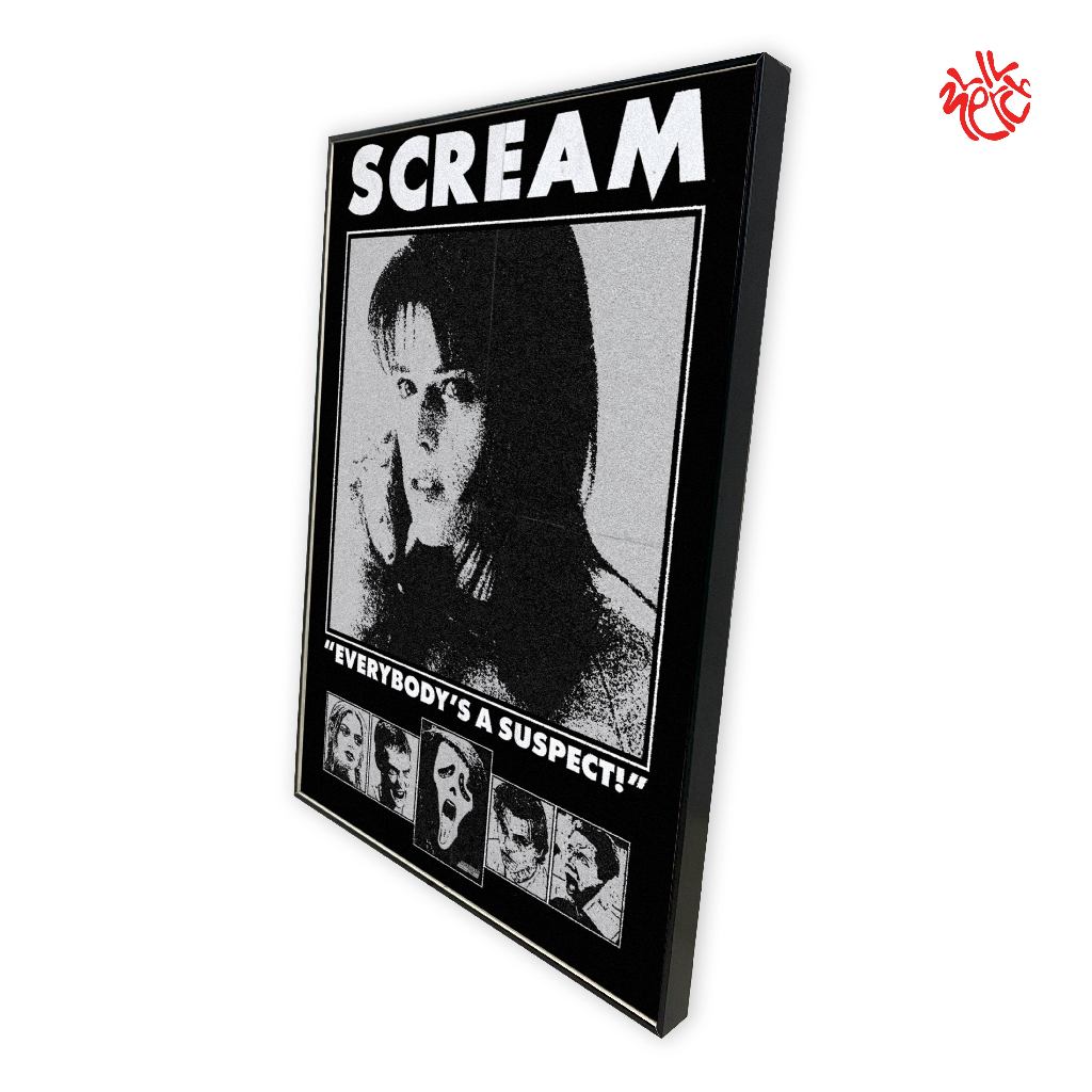 POSTER SCREAM / AESTHETIC POSTER / POSTER FRAMEBLOCK / POSTER MOVIE