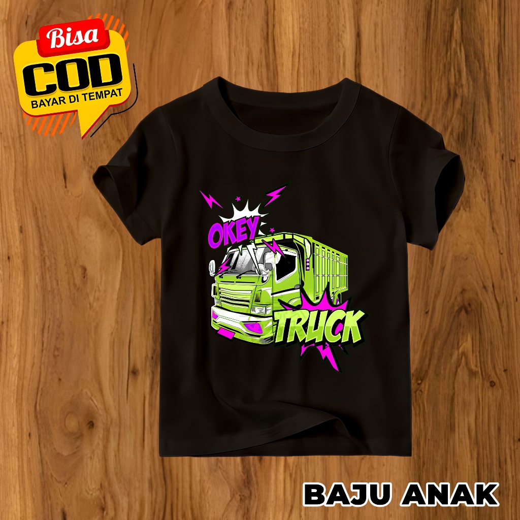 KAOS ANAK BAJU OKEY TRUCK KAOS TRUCK UNTUK ANAK COWOK
