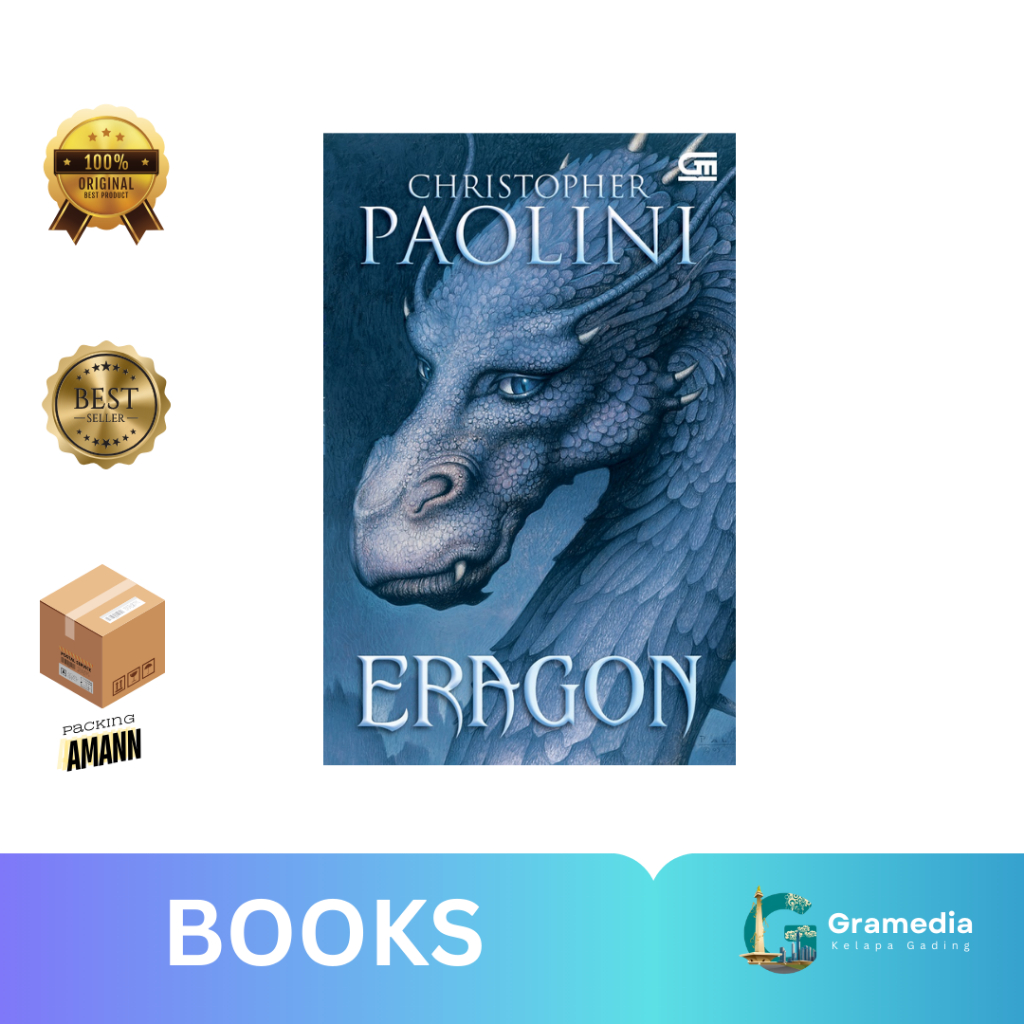 Gramedia MKG - Novel Eragon - Christopher Paolini