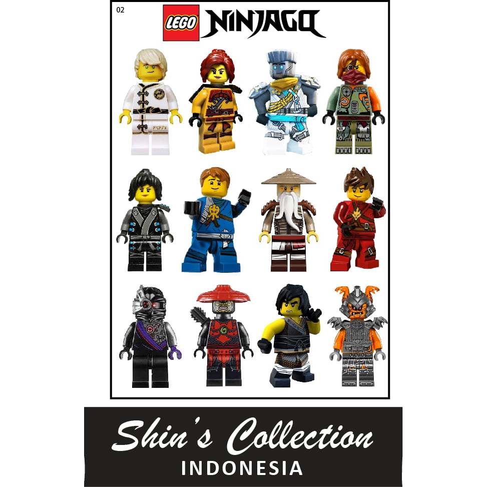 

Sticker stiker Lego Ninjago 1 pc