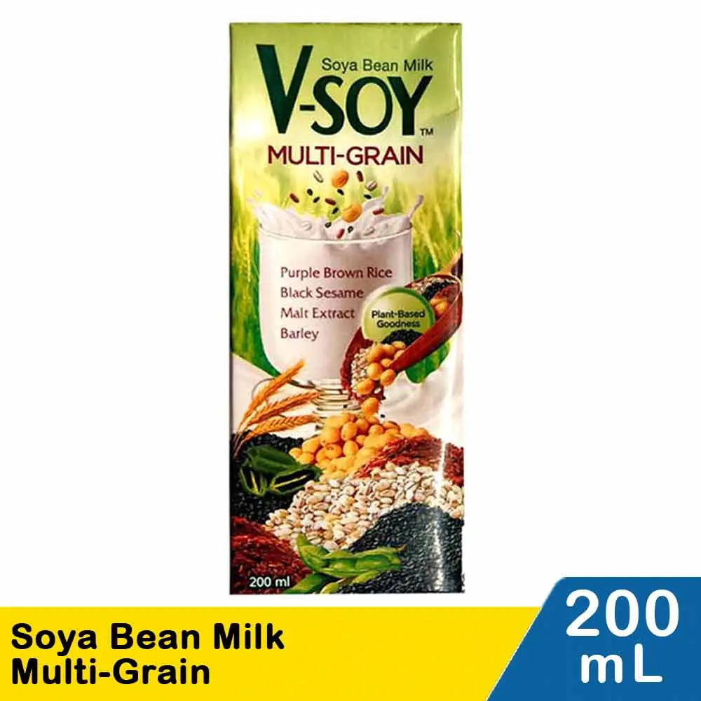 

v-soy soya bean milk multi-grain 200ml