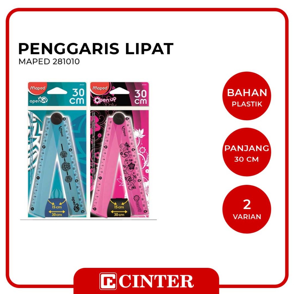 

MAPED - ROL / RULER / PENGGARIS LIPAT 30 CM OPEN UP 281010