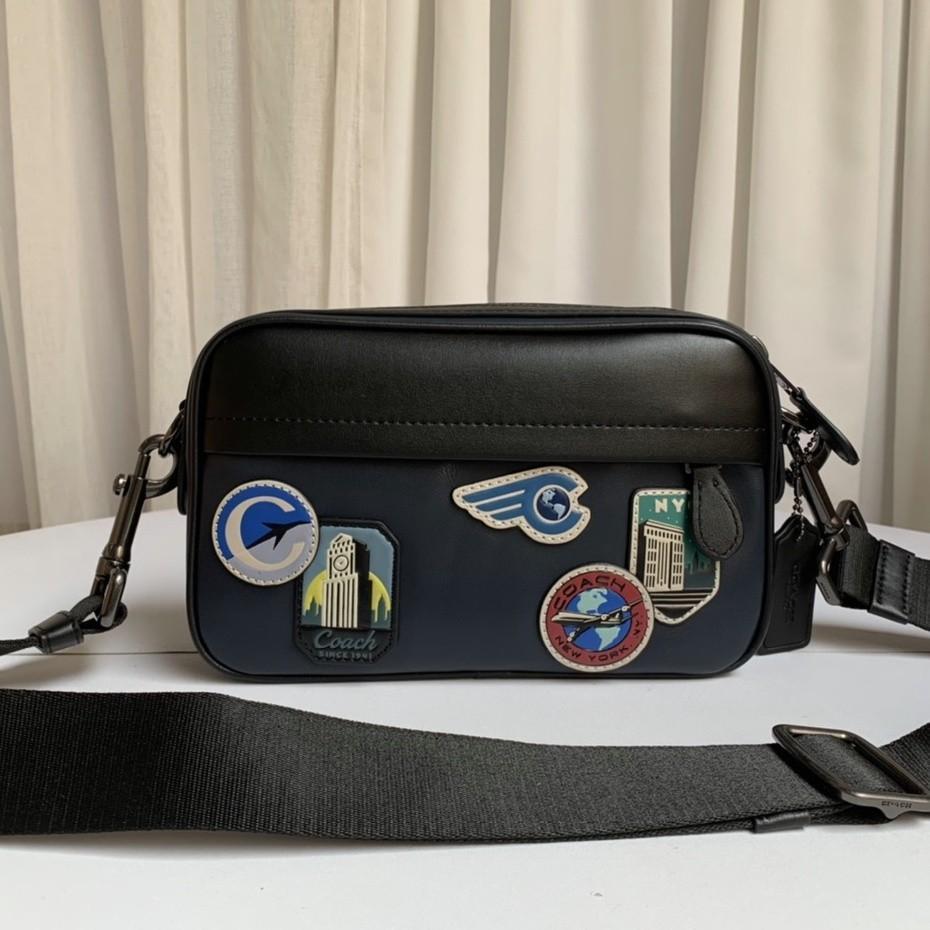 Sling Bag Coach 72945 Graham Crossbody with Travel Patches - Sling Bag Pria Original