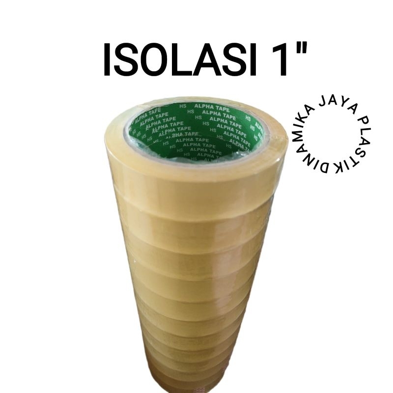 

Isolasi bening 1" (lem/lakban)