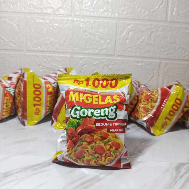 

Mi Gelas Migelas Goreng Renceng Renteng Satuan 1000an Seribuan