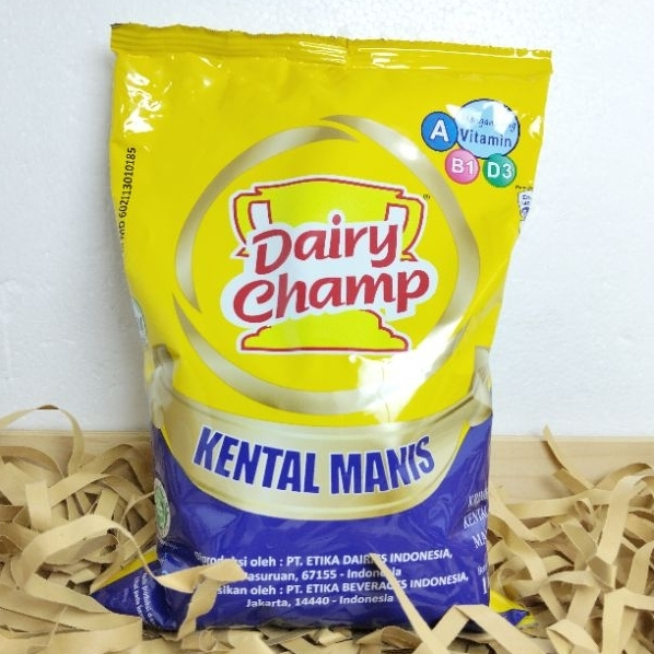 

Susu Krimer Kental Manis Dairy Champ 1kg Susu SKM Dairy Champ 1kg Susu Bantal 1kg