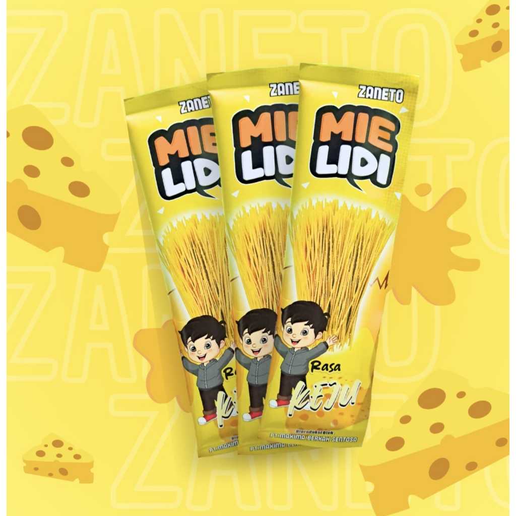 

RB Zaneto - Paket Reseller Mie Lidi Karakter Eceran 1000 Harga Grosir isi 120pcs