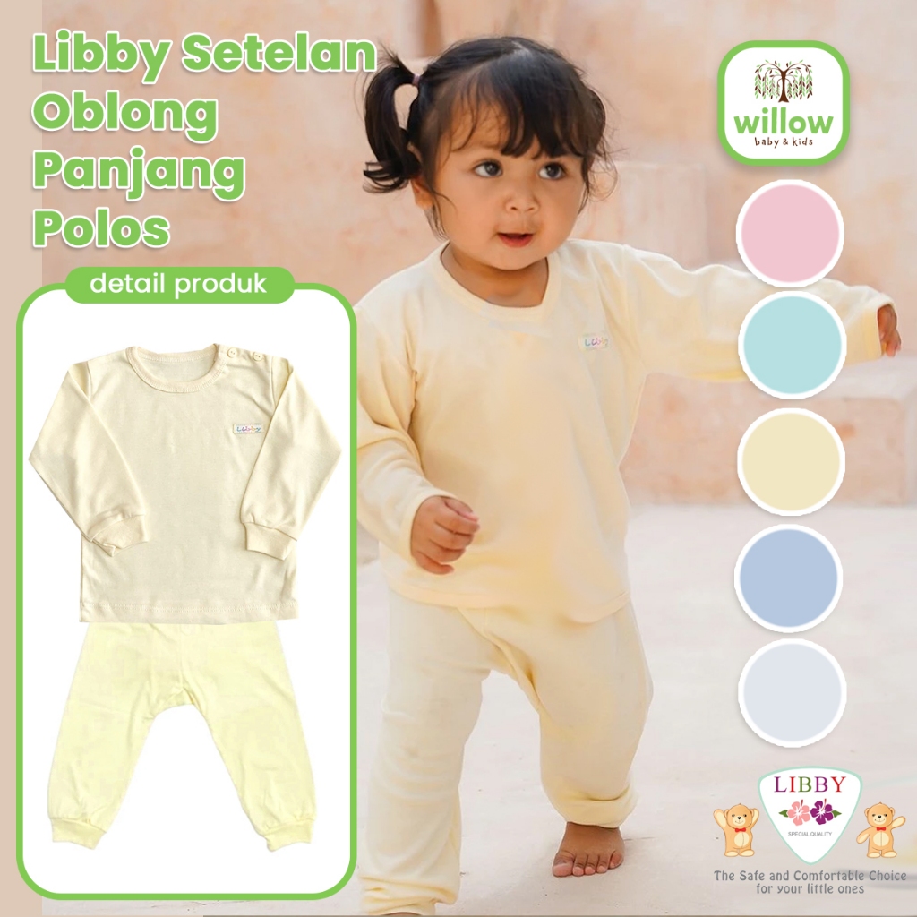 Setelan Anak - Libby Setelan Oblong Panjang Polos