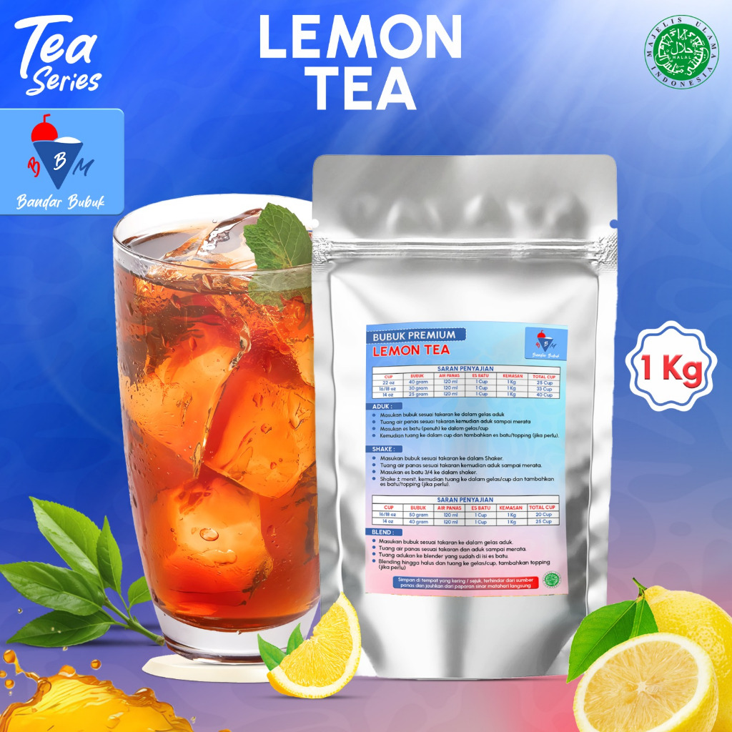 

BUBUK MINUMAN TEA SERIES 1KG PREMIUM READY BANYAK VARIAN RASA