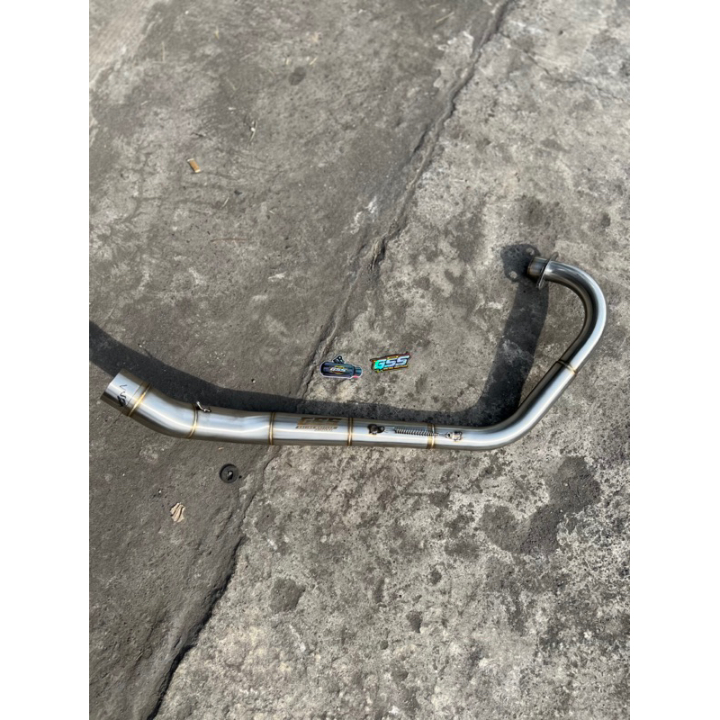 leher mp mono / verza original Gss racing muffler