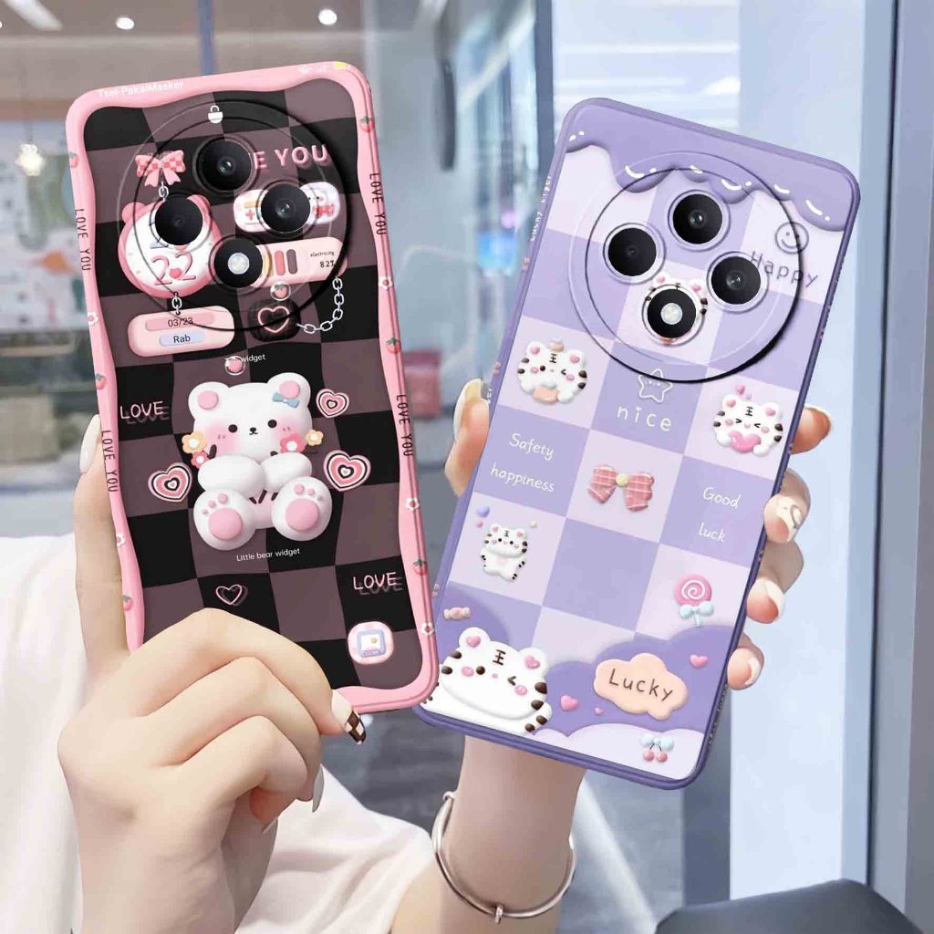TS003 Case Oppo Reno 12F 5G New All Type Hp Softcase Pro Camera Pelindung Ponsel Penutup Belakang Ha