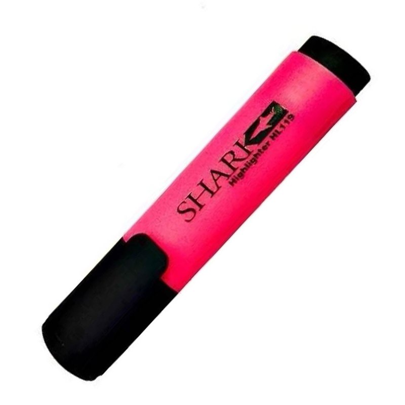 

SHARK Highlighter Coretan Merah Muda Pink Color Highlighter SH008