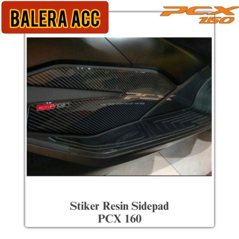 Stiker PCX 160 Stiker Sidepad PCX 160 Resin Premium
