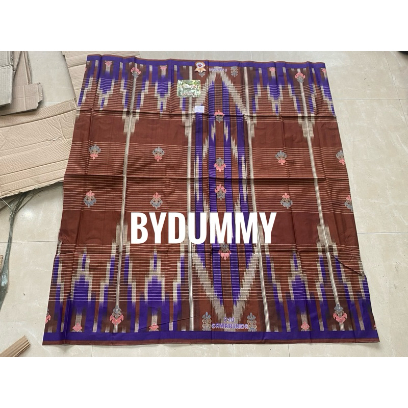 Sarung Anak tanggung Smp Samarinda 210 grosir murah H santoso motif nomor 55 warna cokelat muda gros