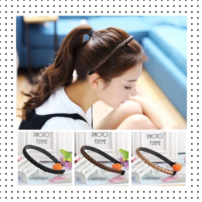 BANDO KEPANG KOREA AKSESORIS RAMBUT BANDO WIG
