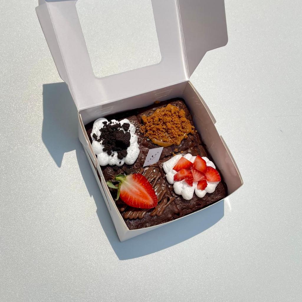 

NOB Mini Brownies Cheese Cake - Kue Ulang Tahun / Birthday Cake / Custom Kue Ultah Tulisan