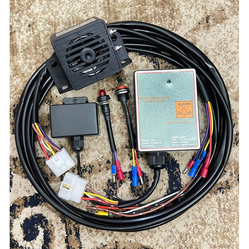 Fatigue alarm dan speed alarm combination