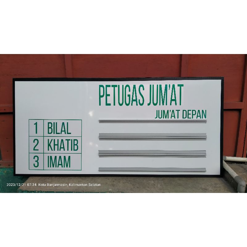 

papan nama
