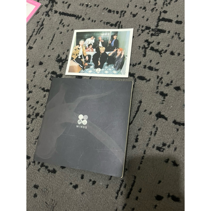 BTS WINGS ALBUM GROUP PHOTOCARD RARE