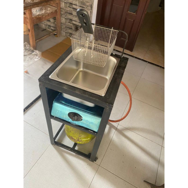 Pan Deep Fryer UMKM / Dudukan kompor deep fryer/pan deep fryer 6liter