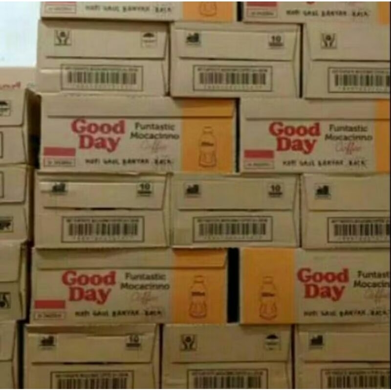 Kopi Good Day Botol Kopi Siap Minum 1 Dus Isi 24 Botol // 1/2 Dus 12 Botol @250 ML