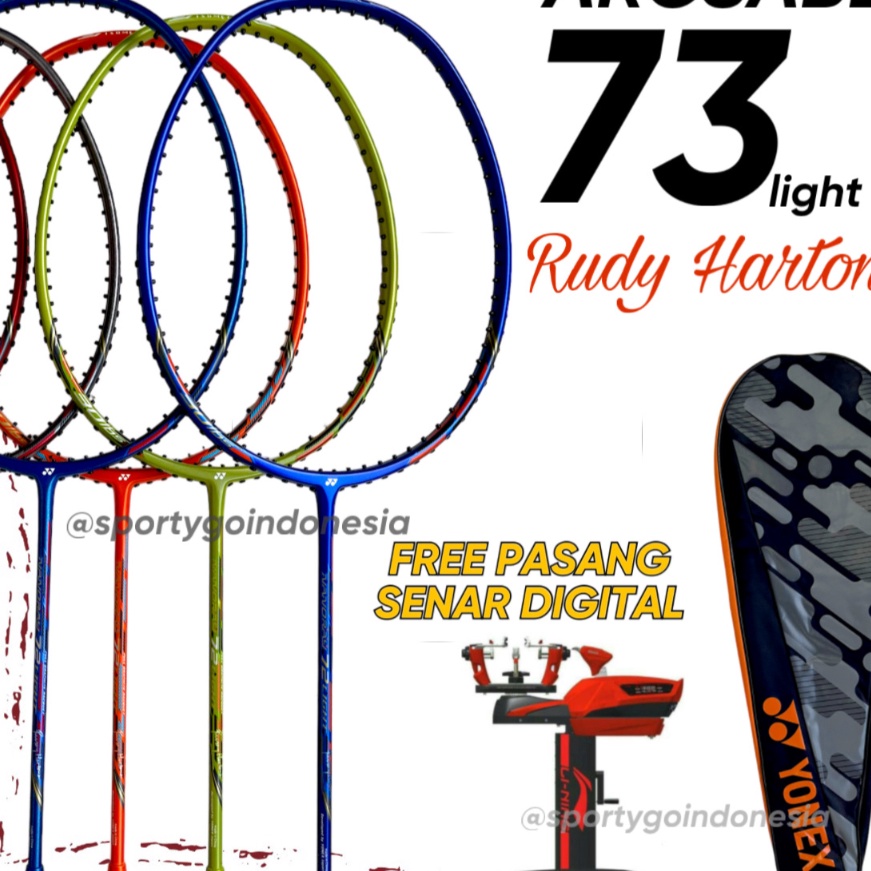 Termurah RAKET BTON NANORAY 72 LHT ARCSABER 73 LHT RUDY HARTONO ORINAL  ARC SABER RUDI HARTONO  RUDI
