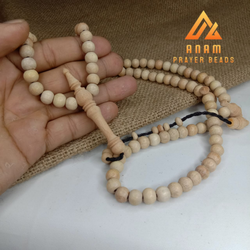 Tasbih galih bidara 8mm tasbih kayu Bidara asli 99 butir