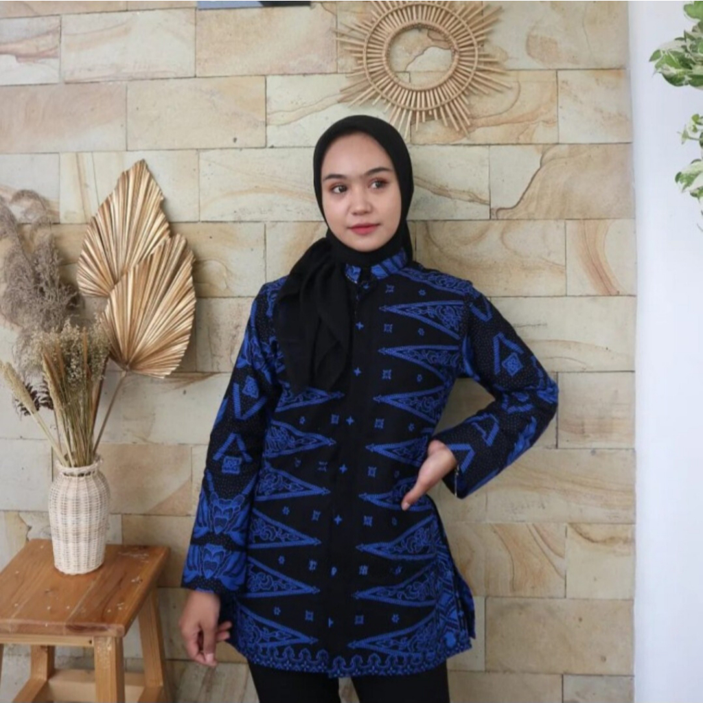 BATIK BADUY KHAS BANTEN BATIK BADUY WANITA ATASAN BATIK BADUY WANITA